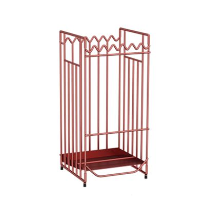 Umbrella Stand Rack Hollow Creative Umbrella Stand, Modern Metal Umbrella Holders, Umbrella Storage Racks are Used in Home Business Hotels, 3 Colors (Color : Red)
