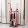 Umbrella Stand Rack Hollow Creative Umbrella Stand, Modern Metal Umbrella Holders, Umbrella Storage Racks are Used in Home Business Hotels, 3 Colors (Color : Red) view 2