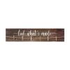 Rustic Wood Sign Look What I Made with Clips Children's Art Display Hanging Signs Kids Art Sign Home Decor Toddler Room Decor Sign Playroom Wall Art Decoration for Nursery Room 4x18inch, white-style view 1