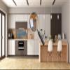 Concept Crystal Large format horizontal backsplash -Art design magnetic tempered glass MBBS19: Rusted textures Series view 3