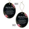 LillaGifts Statistics Definition Ornament - Funny Statistics Christmas Ornament - Statistics Ornament - Gift for Men Women Printed on Both Sides view 3