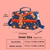 Life on track Insulated Kids Dual Compartment Lunch Bags Tote for Girls Boys Toddler Lunch Boxes Pre-School Toddler Kindergarten Picnic Camp Food Cooler Thermal with Strap (Star Rocket) view 2