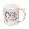Christian coffee mug by swaygirls | Be still mug | Religious coffee mug | Bible verse coffee cup | Faith mug (15 oz, White/White) view 1