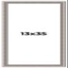 13x35 Frame Grey Real Wood Picture Frame Width 1.25 Inches | Interior Frame Depth 0.5 Inches | Hans Farmhouse Photo Frame Complete with UV Acrylic, Foam Board Backing & Hanging Hardware view 1