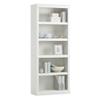 Realspace 72" H 5-Shelf Bookcase, Arctic White view 2