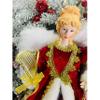 Unknown1 Santa's Workshop 16inch Tartan Plaid Angel Tree Topper 16 Red Resin, Medium view 3