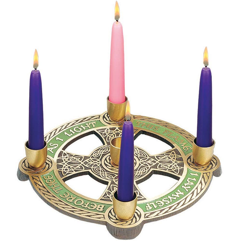 Celtic Advent Wreath As I Light This Flame I Lay Myself Before Thee