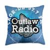 97.7 Outlaw Radio FM Throw Pillow view 1