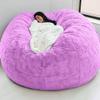 Bean Bag Chair(No Filler) Ultra Soft, Foam Filling, Washable Breathable and Comfortable Jumbo Bean Bag Sofa Kids Adult Bean Bag Chair (Color : Purple, Size : 7ft) view 1