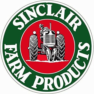 ArtFuzz Sinclair Farm Products Sign 14 Round