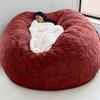 Bean Bag Chair(No Filler) Ultra Soft, Foam Filling, Washable Breathable and Comfortable Jumbo Bean Bag Sofa Kids Adult Bean Bag Chair (Color : Red, Size : 7ft) view 1