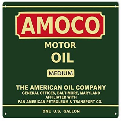 ArtFuzz Amoco Motor Oil Sign