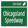 ArtFuzz Chicagoland Speedway Sign view 1