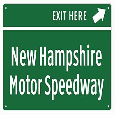 ArtFuzz New Hampshire Motor Speedway Sign