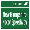 ArtFuzz New Hampshire Motor Speedway Sign view 1