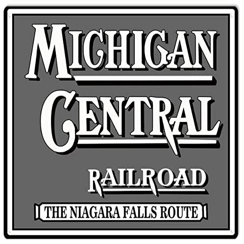 ArtFuzz Michigan Central Railroad Sign 12x12