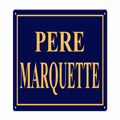 ArtFuzz Pere Marquette Railroad 9x12 Inches Vintage Wall Mount Sign