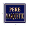 ArtFuzz Pere Marquette Railroad 9x12 Inches Vintage Wall Mount Sign view 2