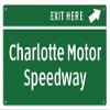 ArtFuzz Charlotte Motor Speedway Sign view 1