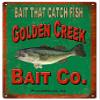 ArtFuzz Golden Creek Bait Co.Fishermans Sign view 1