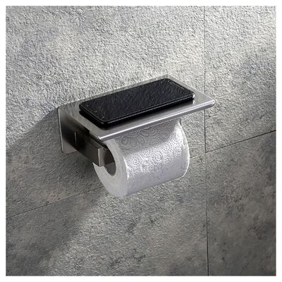 TYQXSH Stainless Steel Towel Bar Bathroom Hardware Set (Color : Paper Holder Plus)