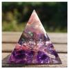 ZTBH Crystal Pyramid Tree of Life Orgone Pyramid Pink Opal Healing Crystals (Size : 50mm) view 1