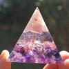ZTBH Crystal Pyramid Tree of Life Orgone Pyramid Pink Opal Healing Crystals (Size : 50mm) view 2