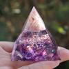 ZTBH Crystal Pyramid Tree of Life Orgone Pyramid Pink Opal Healing Crystals (Size : 50mm) view 4