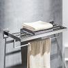 TYQXSH Stainless Steel Towel Bar Bathroom Hardware Set (Color : B126-8 Stacks) view 3