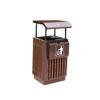 BDPP Trash Can Outdoor Trash Can Galvanized Garbage Can Sorted Garbage Bin 30L/7.9 Gallons Parks,Tourist Attractions, Squares USO Interior y Exterior view 1