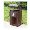 BDPP Trash Can Outdoor Trash Can Galvanized Garbage Can Sorted Garbage Bin 30L/7.9 Gallons Parks,Tourist Attractions, Squares USO Interior y Exterior view 3