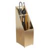 WXYZ Umbrella Stand Rack Golden Business Umbrella Stand, Large-Capacity Hotel Office Bank Umbrella Bucket (8-10 Umbrellas), Waterproof and Rustproof, Easy to Move, 22x28x72cm view 1