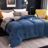 BDMFJY Super Soft Extra Warmest Cashmere Quilt Double-Sided Velvet Quilt Thickened for Autumn and Winter Warm Quilted Comforter (Full/Queen),A,180x220cm (3kg) view 2