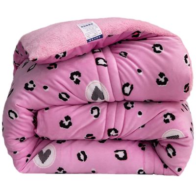 BDMFJY Winter Cashmere Quilt Super Soft Lamb Velvet Quilt for Double Bed Autumn and Winter Warm Quilt Thicken Warm Fuzzy Quilt,J,200x230cm (3.5kg)