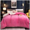 BDMFJY Winter Cashmere Quilt Super Soft Lamb Velvet Quilt for Double Bed Autumn and Winter Warm Quilt Thicken Warm Fuzzy Quilt,B,180x220cm (3kg) view 2