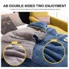 BDMFJY Winter Cashmere Quilt Super Soft Lamb Velvet Quilt for Double Bed Autumn and Winter Warm Quilt Thicken Warm Fuzzy Quilt,B,180x220cm (3kg) view 4