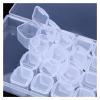 HANRUO 28/56/224 Diamond Painting Accessories Tool Nail Art Rhinestone Bead Storage Box (Color : 28 Girds) view 3