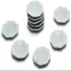 10 Handcrafted White Ceramic Decorative Plates Home Dcor Accents for Display & Artistic Arrangements view 1