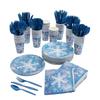 402 Piece(s) Snowflake Tableware Kit for 50 Guests view 1
