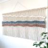Bonnie Handmade Large Macrame Wall Hanging, Woven Wall Tapestry, Boho Wall Decor, Bohemian Art Decoration, Macraweave Tapestry, Modern Wall Rug view 4