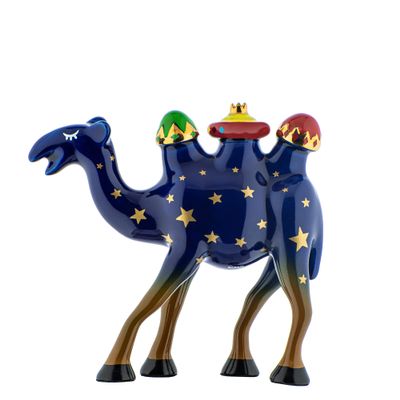 Alessi AGJ01 11 Trino Figurine in Porcelain. Hand-Decorated. - 4 inch.