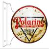 Polarine Motor Oil Reproduction Flange Gas Station Sign 12x18 Oval view 1