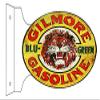 Gilmore Motor Oil Reproduction Flange Gas Station Sign 12x18 Oval view 1