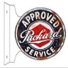 Packard Service Reproduction Gas Station Flange Sign 12x18 Oval view 1
