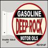 Deep Rock Motor Oil Flange Reproduction Sign 15x171/2 view 1