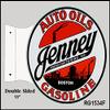 Jenney Gasoline Flange Reproduction Sign 15x171/2 view 1