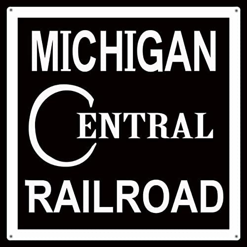 ArtFuzz Michigan Central Railroad Sign 12x12