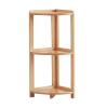 FUFU 3-layer Bookshelf Wooden Bookshelf Independent Display Shelf Storage Rack Assembly Floor Shelf Home Study Office view 1