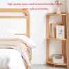 FUFU 3-layer Bookshelf Wooden Bookshelf Independent Display Shelf Storage Rack Assembly Floor Shelf Home Study Office view 4