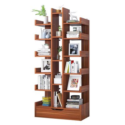 FUFU Ladder Shelf 15 Tier Bookshelf, Indoor Plant Flower Shelf Shelf, Living Room Bedroom, 51cm * 19cm * 141cm